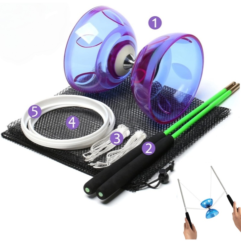 Kids Outdoor Gear - Portable Diabolo Chinese Yoyo Diabolo Set
