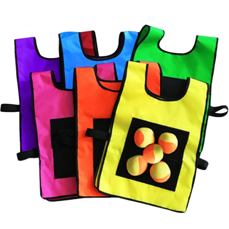 Kids Outdoor Dome - Children Sticky Ball Vest Toy with
