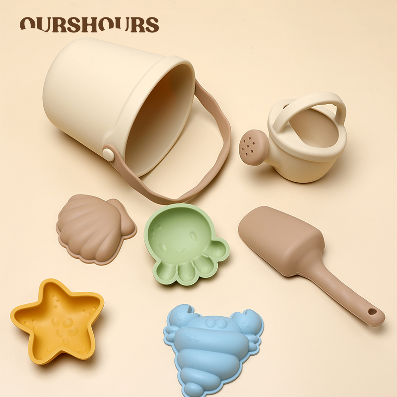 7Pcs Kids Silicone Beach Toys  - Kids Outdoor Storage review and price