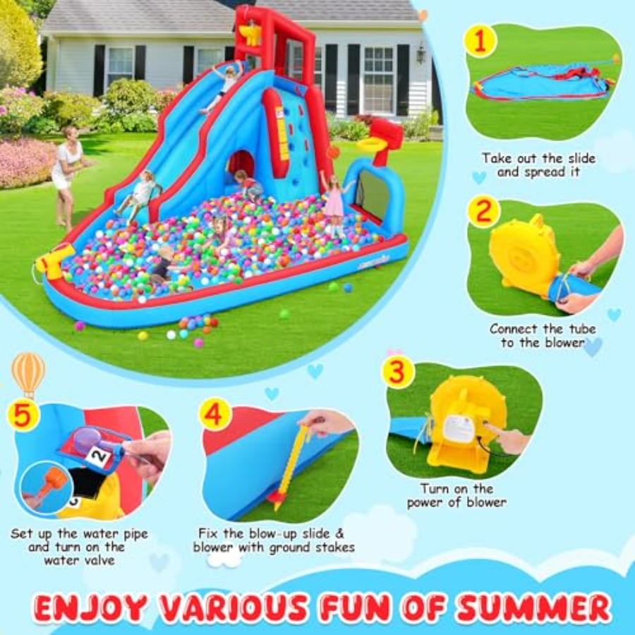 Backyard outdoor water slide i - Kids Outdoor Park review and price
