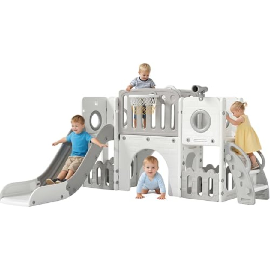 9 in 1 Toddler Slide Set, Larg - Kids Outdoor Gear review and price