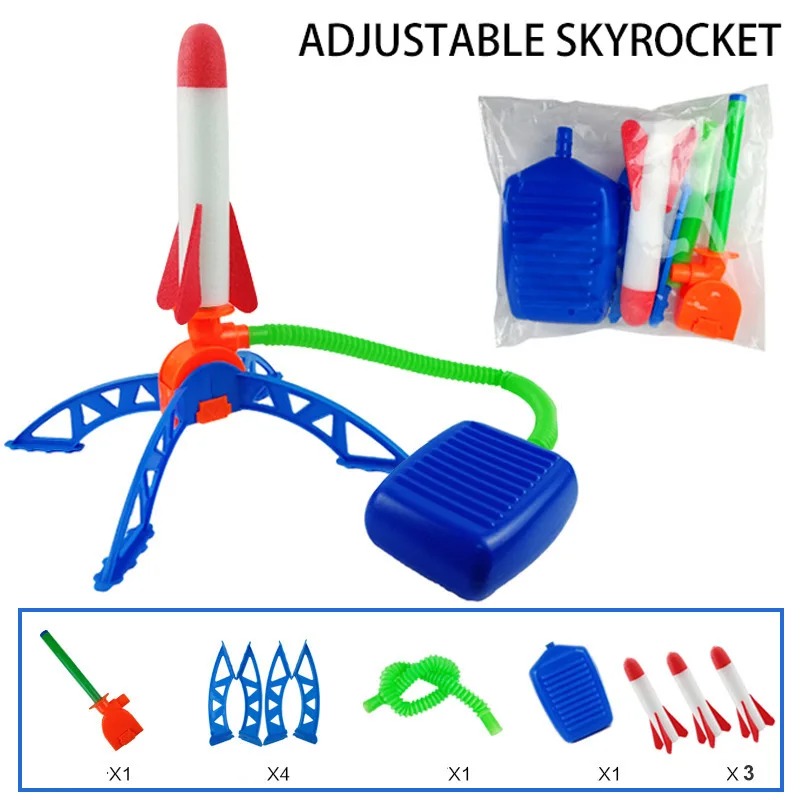 Air Rocket Foot Pump Launcher  - Kids Outdoor Jumpsuit review and price