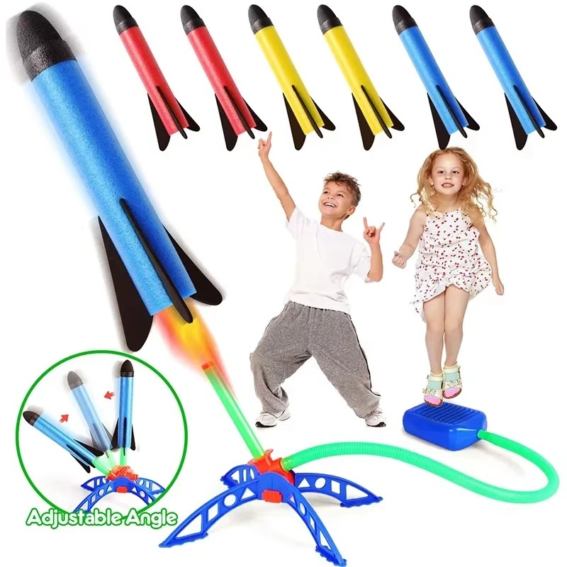 Air Rocket Foot Pump Launcher  - Kids Outdoor Jumpsuit review and price