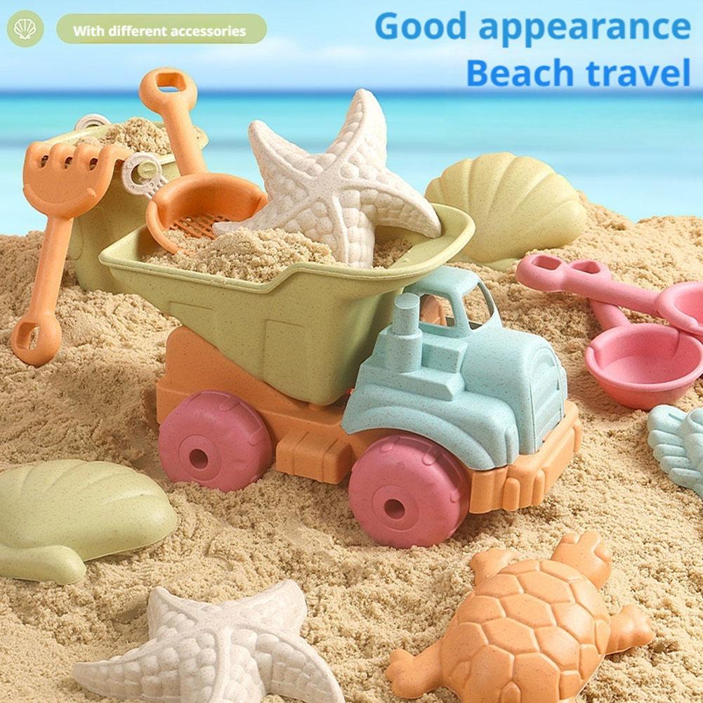 7Pcs Beach Sand Toys Set for C - Kids Outdoor Storage review and price