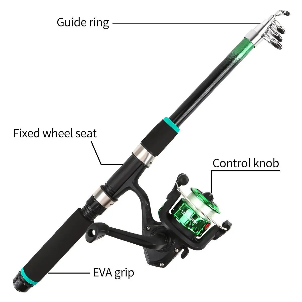 2-in-1 Telescopic Fishing Rod  - Kids Outdoor Gear review and price