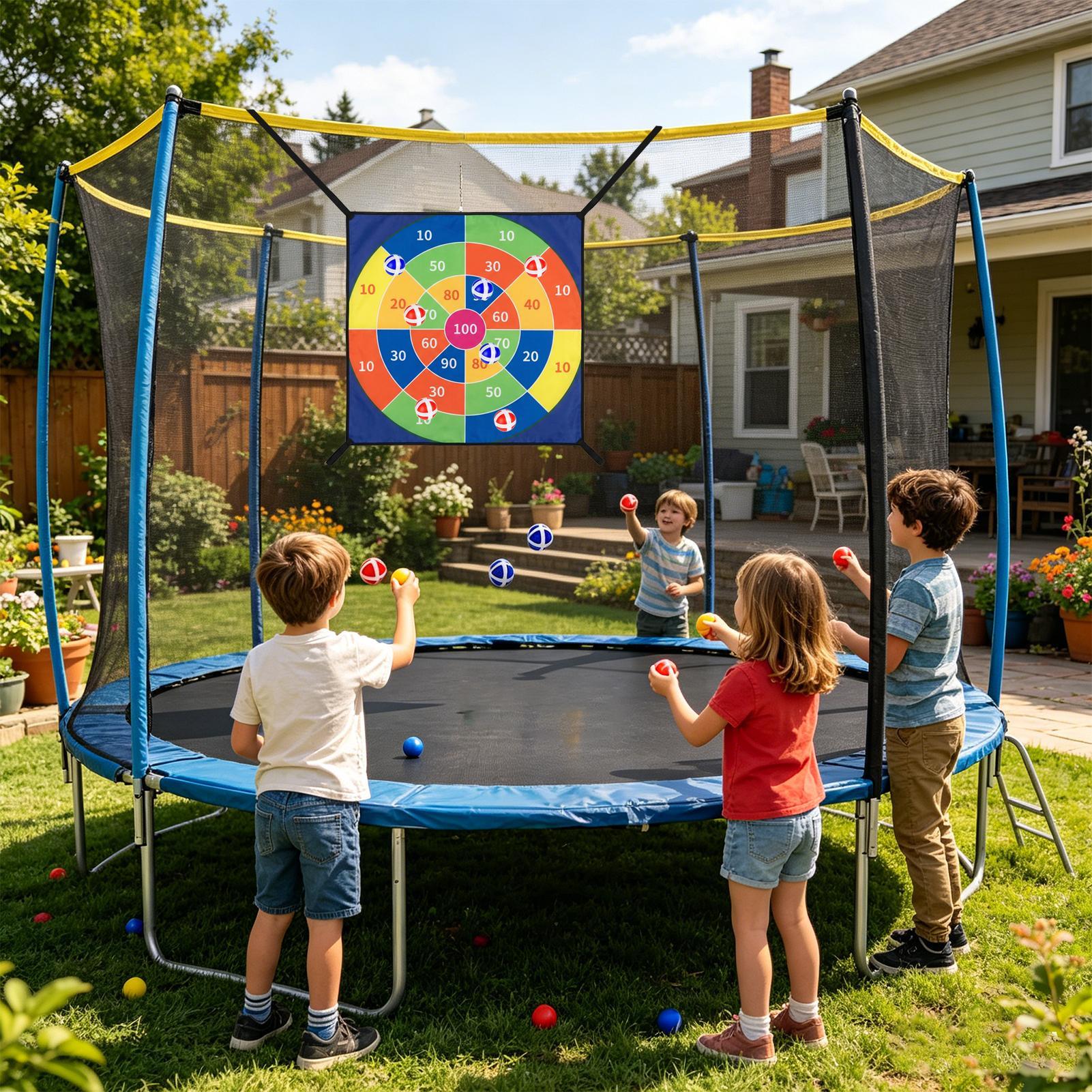 Trampoline Sticky Ball Dart Bo - Kids Outdoor Dome review and price