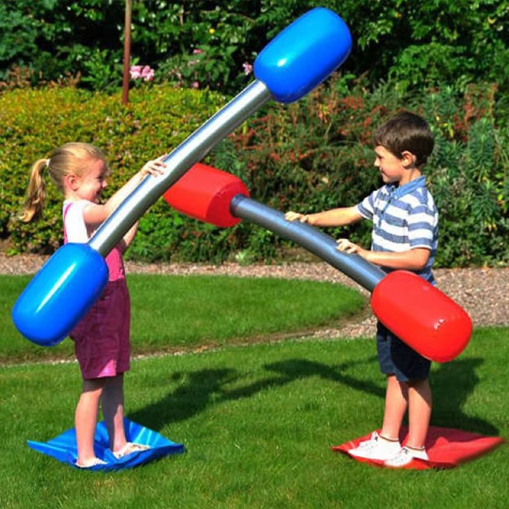 Outdoor Toys Red Blue Inflatab - Kids Outdoor Yard Toys review and price