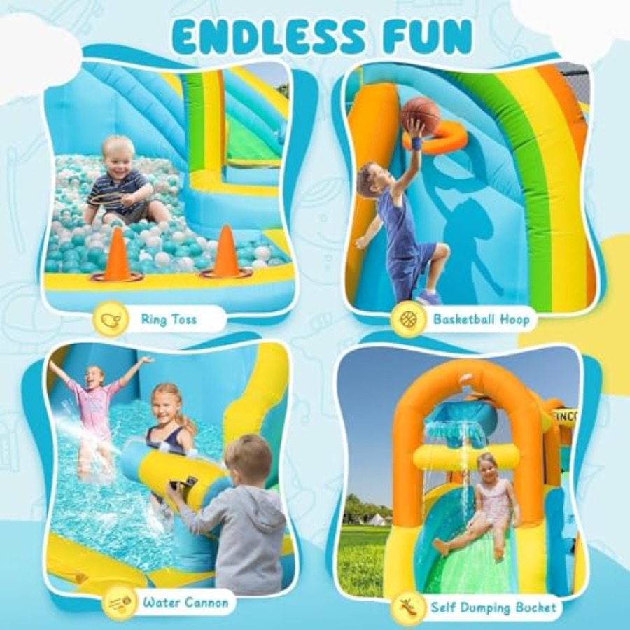Backyard outdoor inflatable wa - Kids Outdoor Park review and price