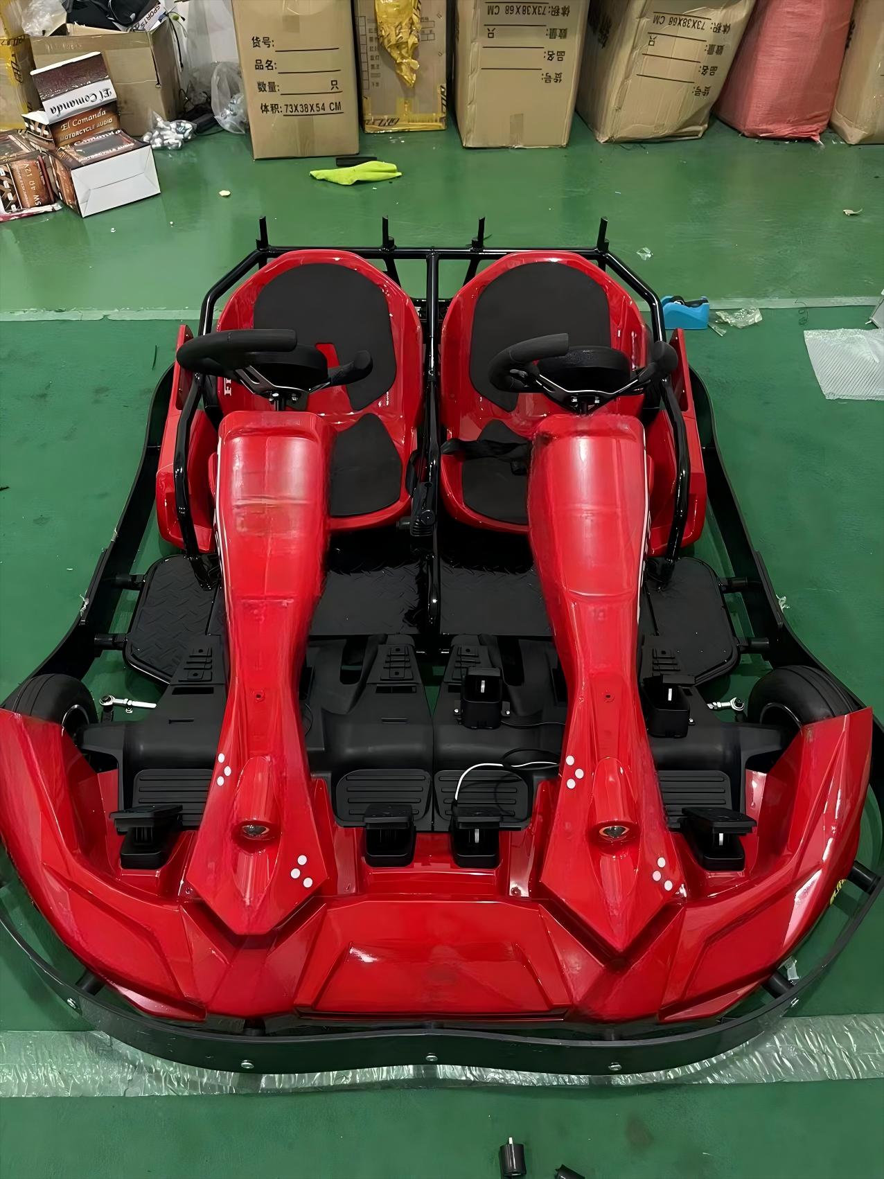 Dual-Seated Electc Racing Kart - Kids Outdoor Karting review and price