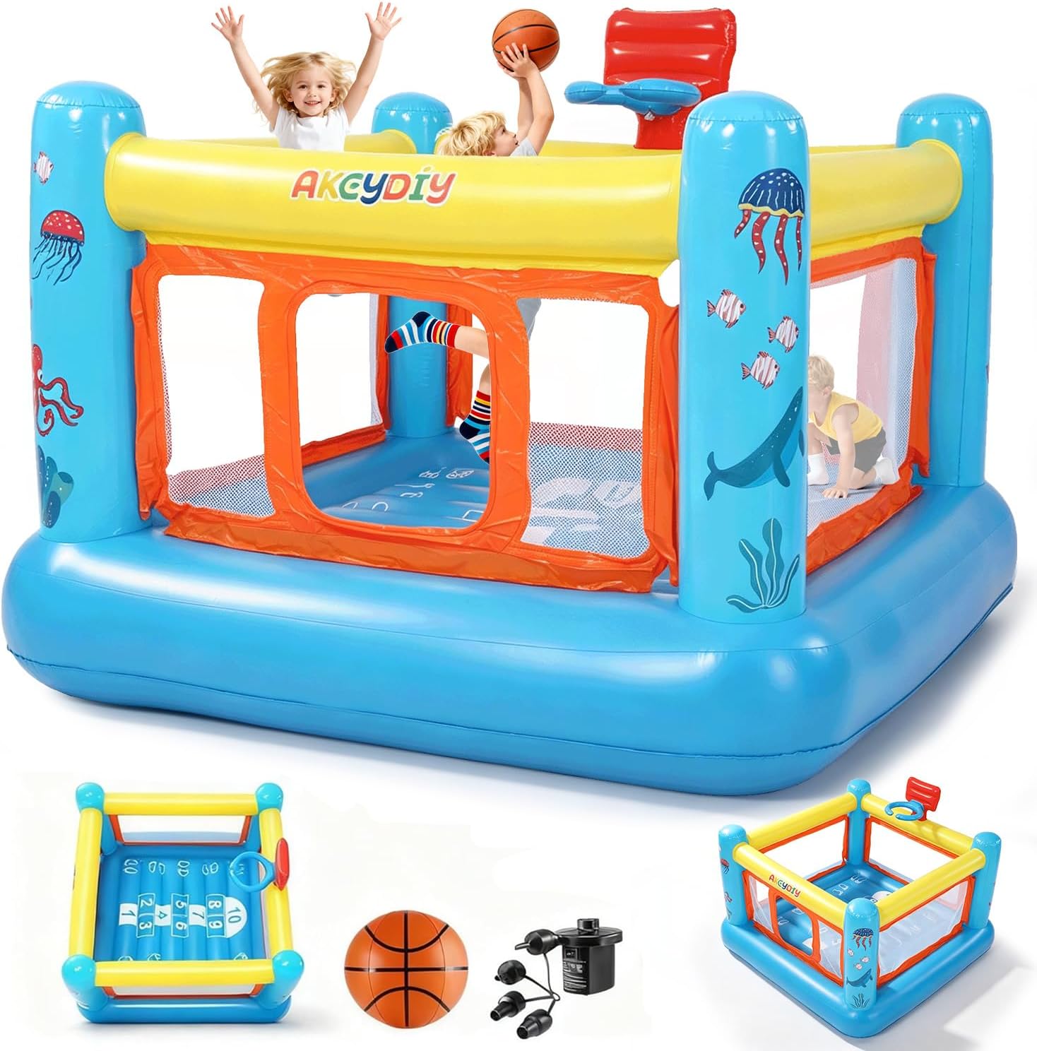 Bounce House, PVC Inflatable B - Kids Outdoor Jumping Castle review and price