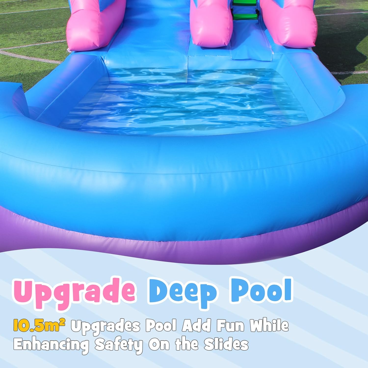 26.2 FT Heavy Duty Inflatable  - Kids Outdoor Park review and price