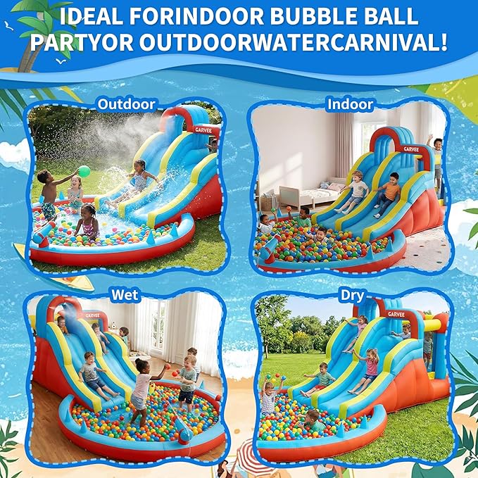 All-Season 8-in-1 Inflatable W - Kids Outdoor Park review and price