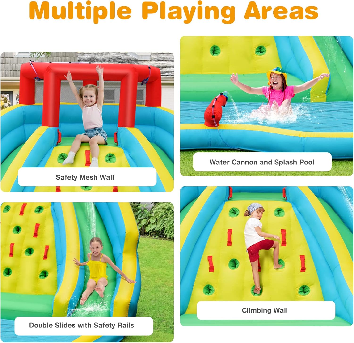 Giant Inflatable Water Slide f - Kids Outdoor Park review and price