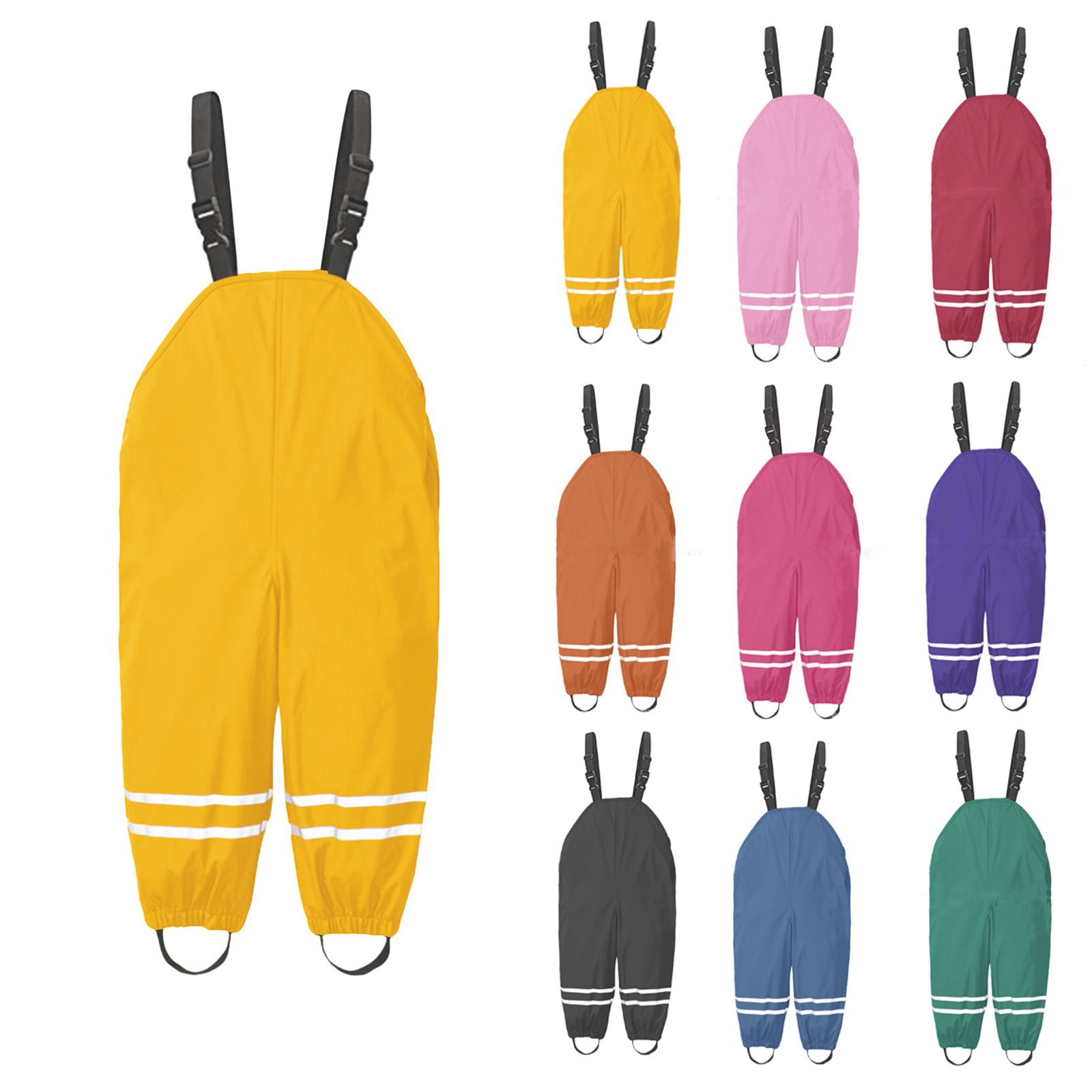 1-8Y Rain Pants Toddler Kids R - Kids Outdoor Jumpsuit review and price