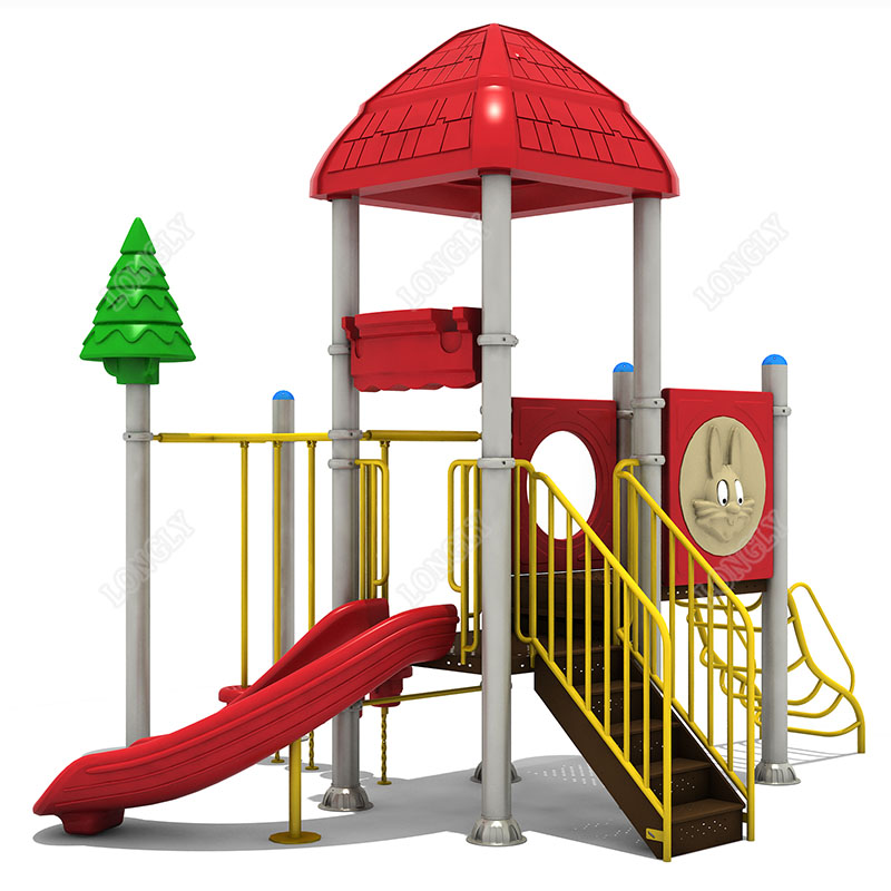 Red Plastic Slide for Kids LLD - Kids Outdoor Park review and price