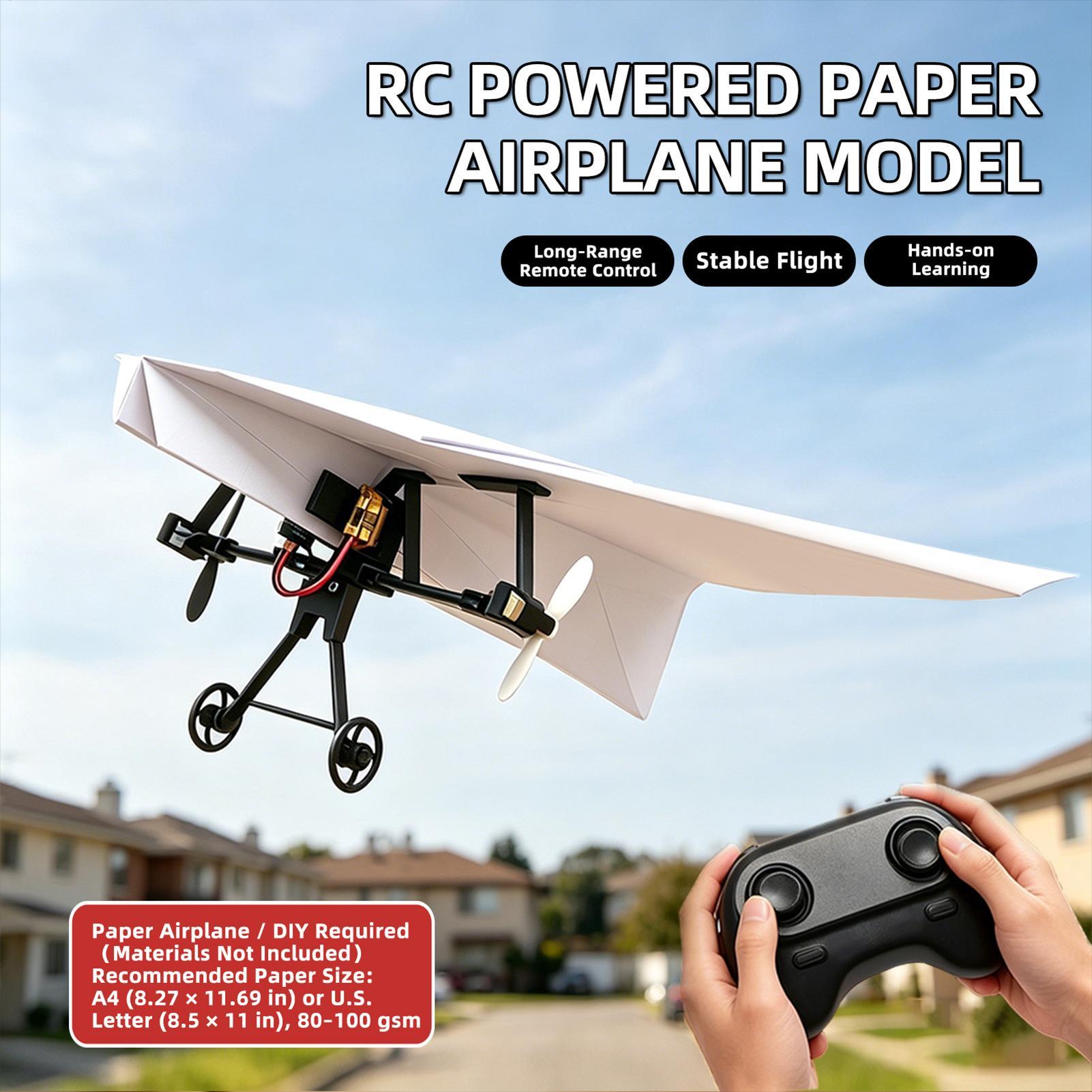 DIY RC Paper Airplane Kit Plan - Kids Outdoor Park review and price