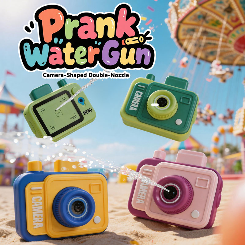 Double-sided Water Gun Camera  - Kids Outdoor Storage review and price