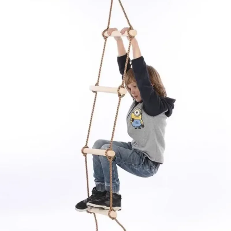 Children Climbing Rope Ladder  - Kids Outdoor Gear review and price