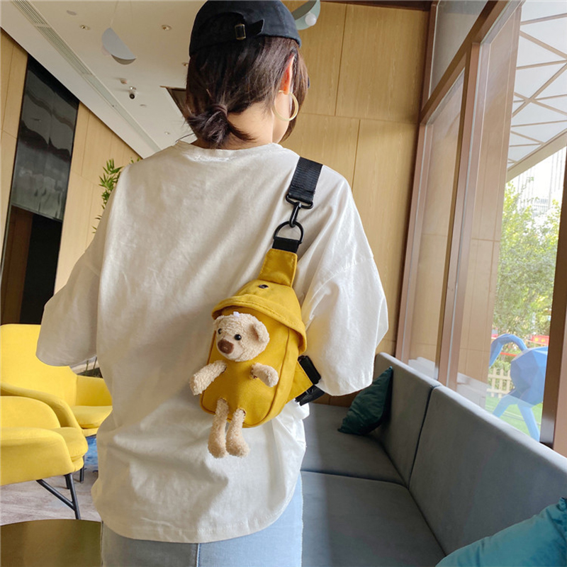 Korean Bear Crossbody Bags Fas - Kids Outdoor Storage review and price