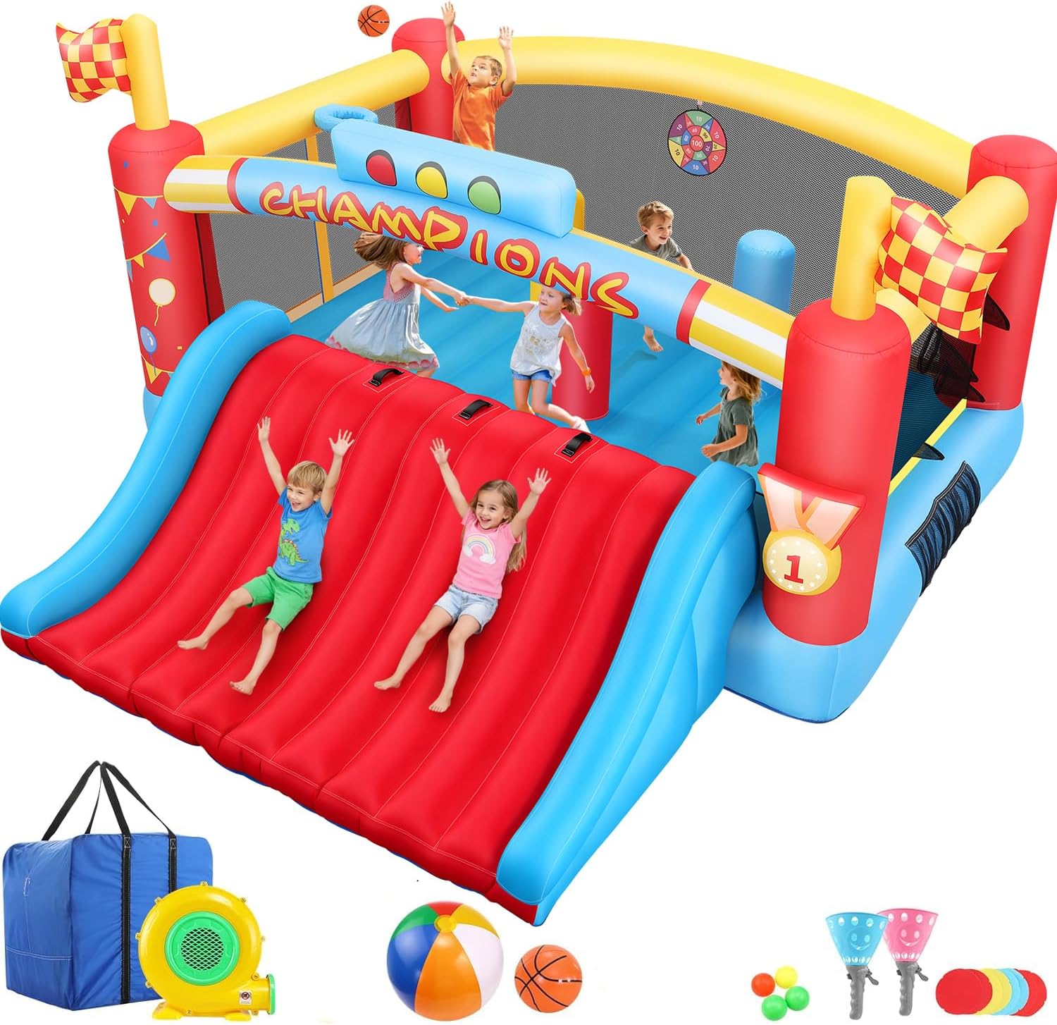 13FT Big Inflatable Bounce Hou - Kids Outdoor Park review and price