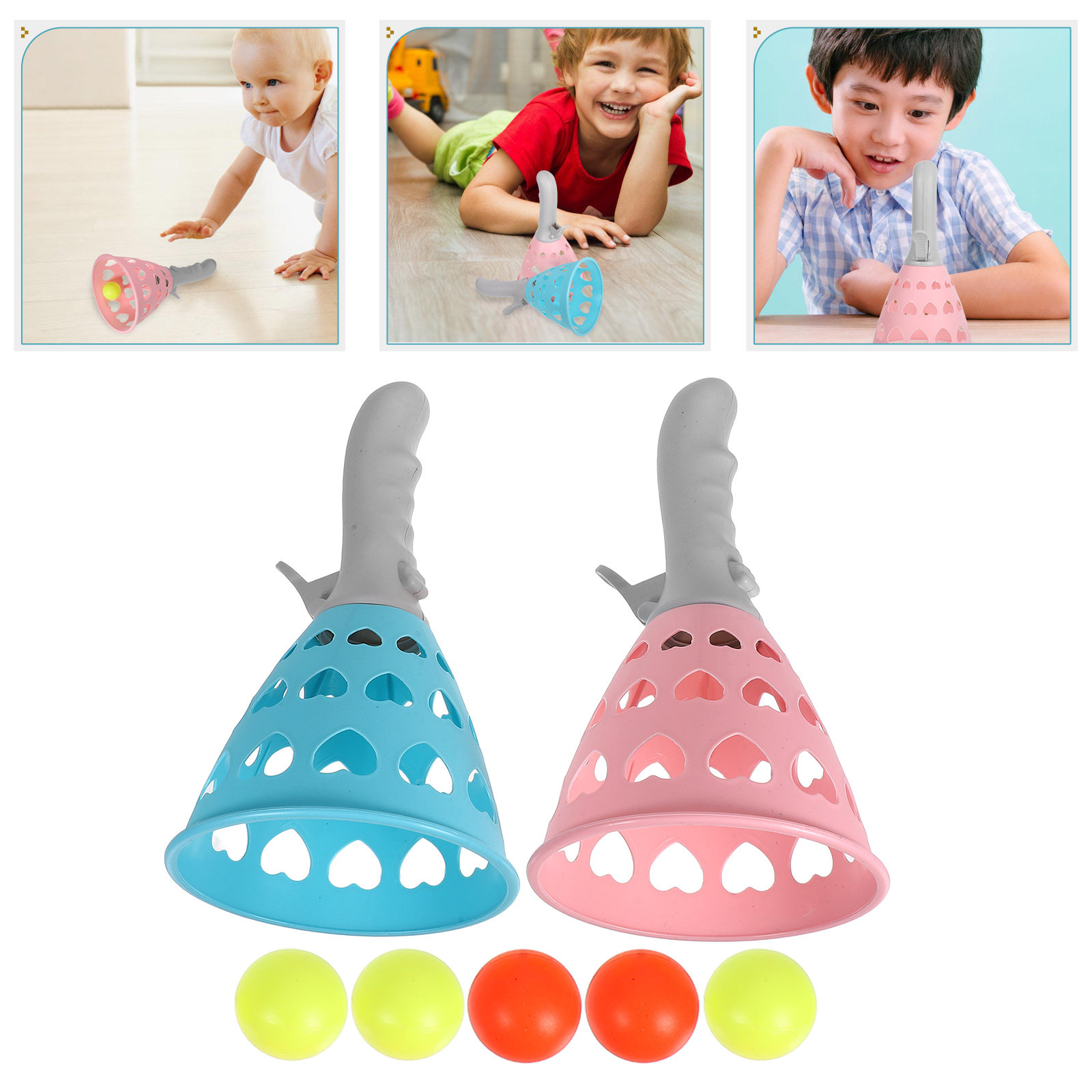 1Set Dual Player Catch Ball Ga - Kids Outdoor Yard Toys review and price