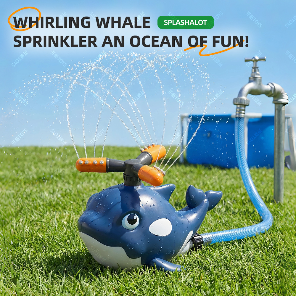 Cartoon Whale Sprinkler Outdoo - Kids Outdoor Yard Toys review and price