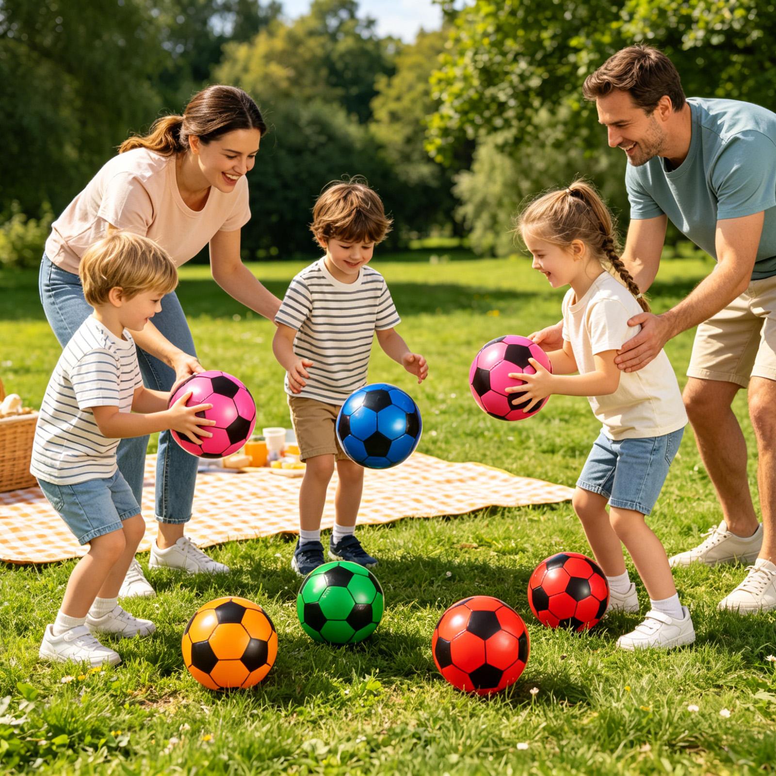 Soccer Ball Inflatable 6 Piece - Kids Outdoor Yard Toys review and price