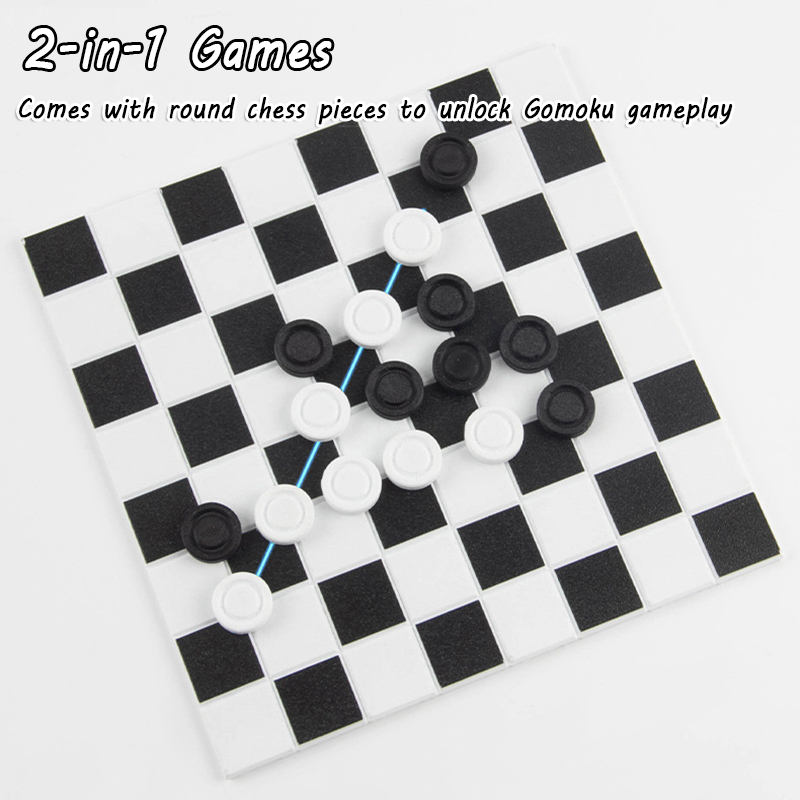 2 in 1 Portable Chess Game Set - Kids Outdoor Storage review and price